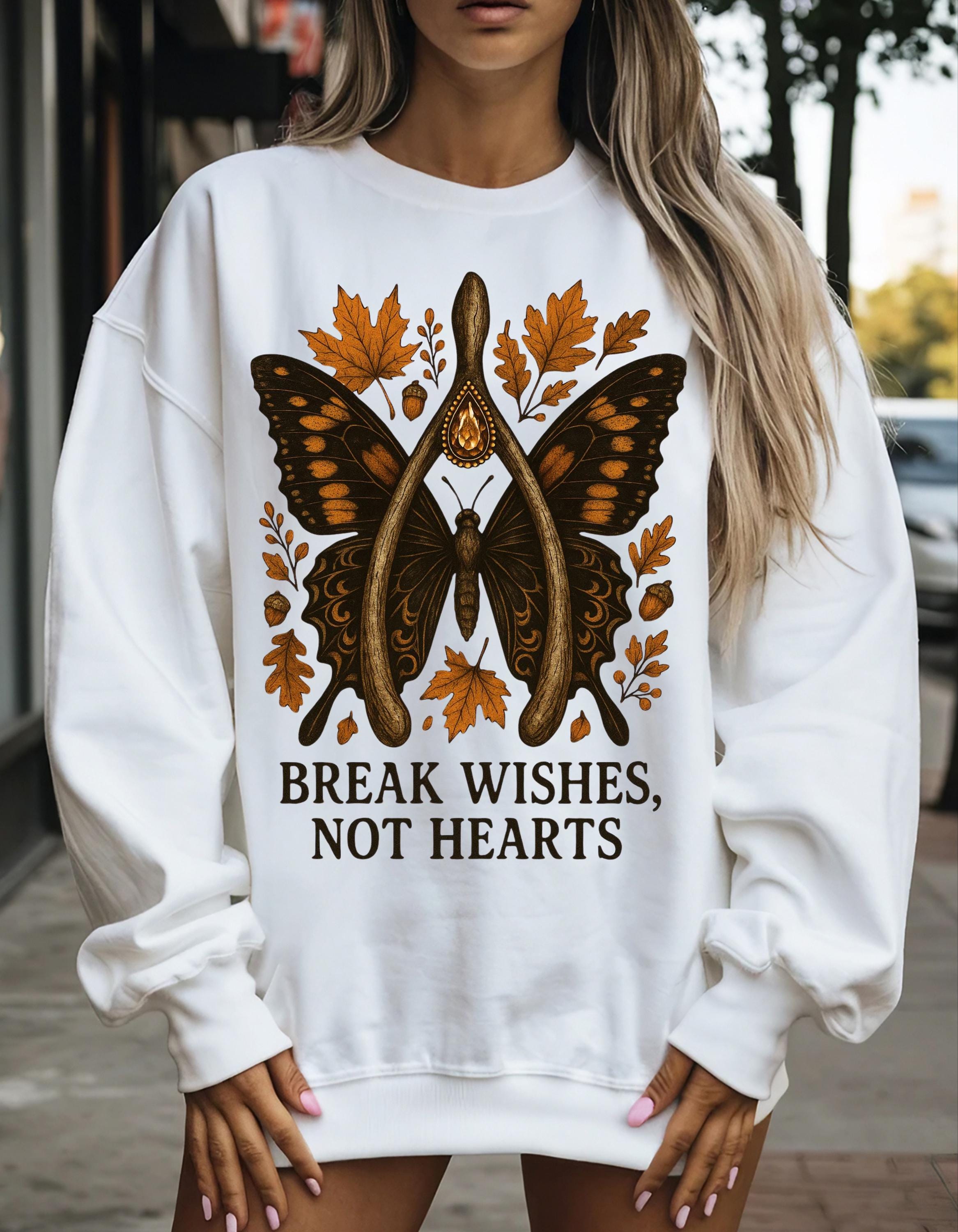 Witty Butterfly Graphic Sweatshirt: Unisex Cozy Crewneck