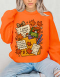 Pixelated Autumn Crewneck Sweatshirt: Cozy Fall Fashion