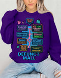 Retro Defunct Mall Sweatshirt: 90s Nostalgia Crewneck