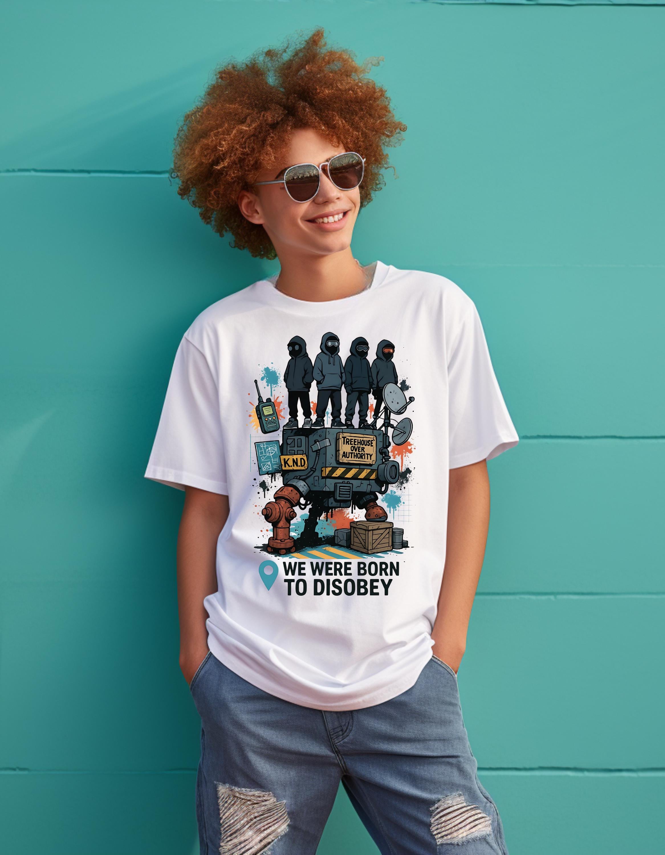 Rebellious Unisex Streetwear Graphic Tee | Statement Apparel | Casual Cotton Shirt | Birthday Gift