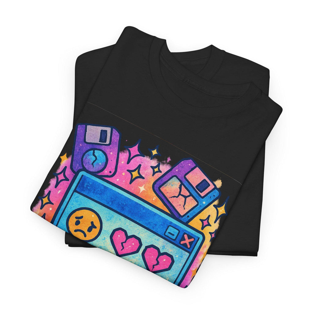 Nostalgic Retro Gamer Unisex Cotton Tee: Playful Graphic Shirt for Video Game Lovers