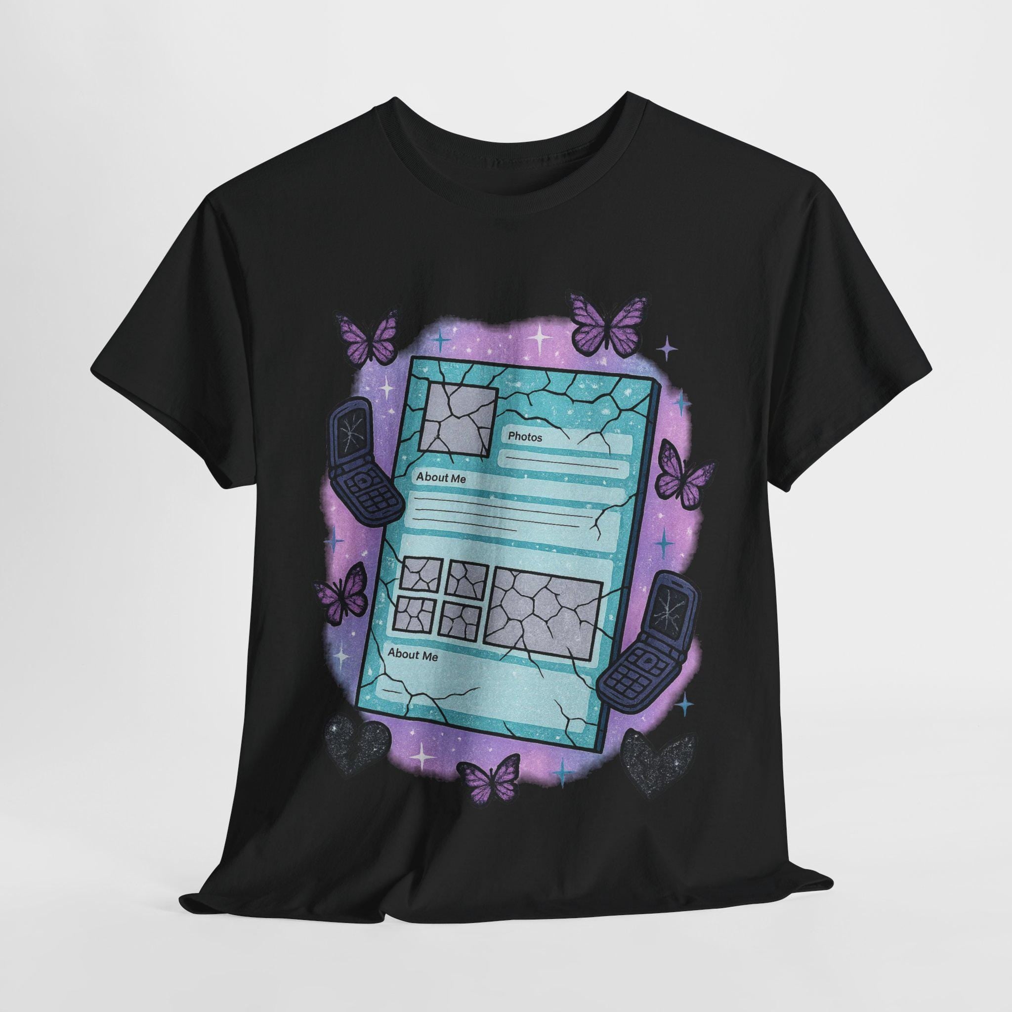 Butterfly Graphic Tee: Unisex Cotton Whimsical T-Shirt