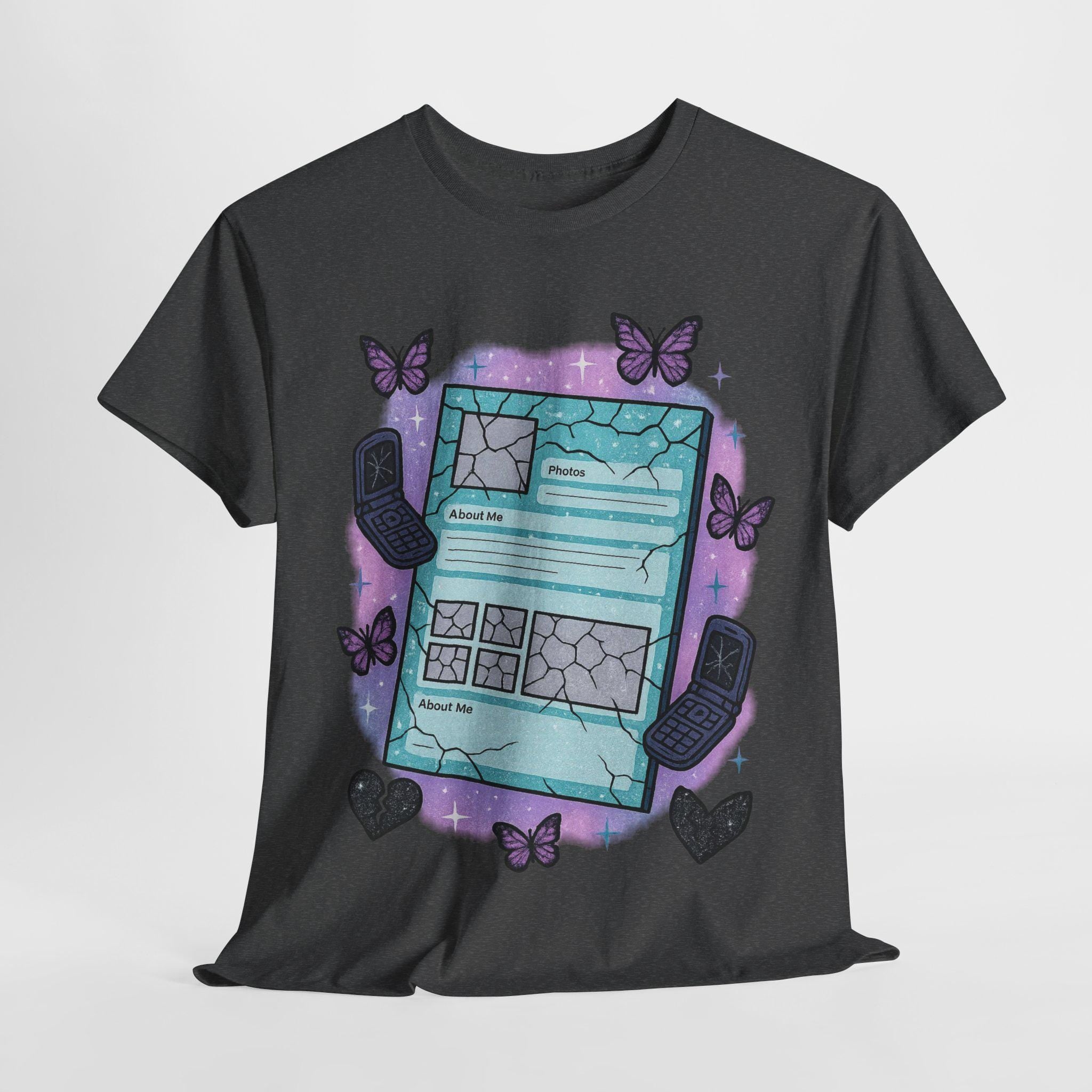 Butterfly Graphic Tee: Unisex Cotton Whimsical T-Shirt