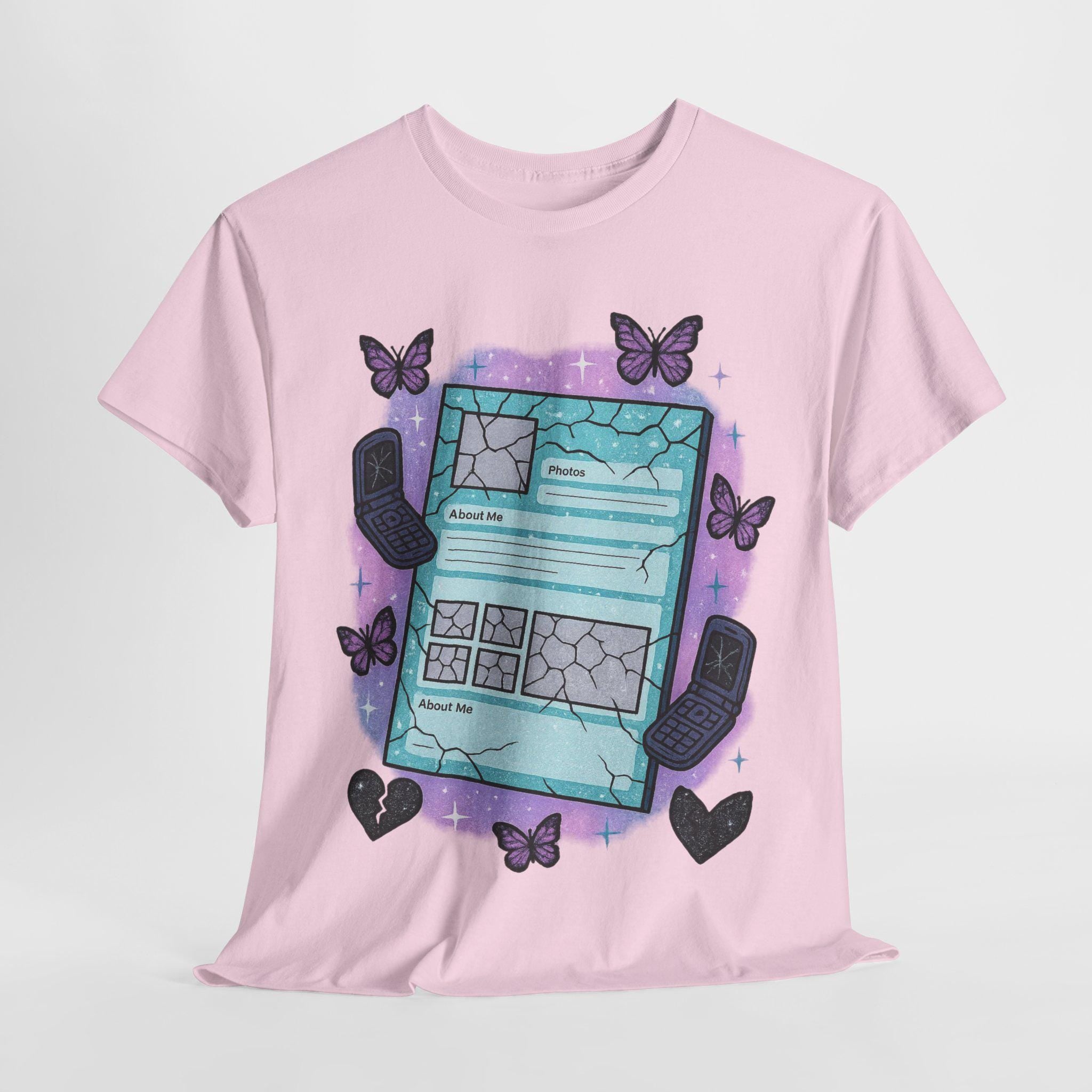 Butterfly Graphic Tee: Unisex Cotton Whimsical T-Shirt