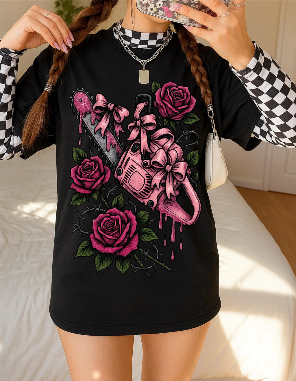 Edgy Bloody Heart Graphic Tee: Goth Unisex Cotton Shirt
