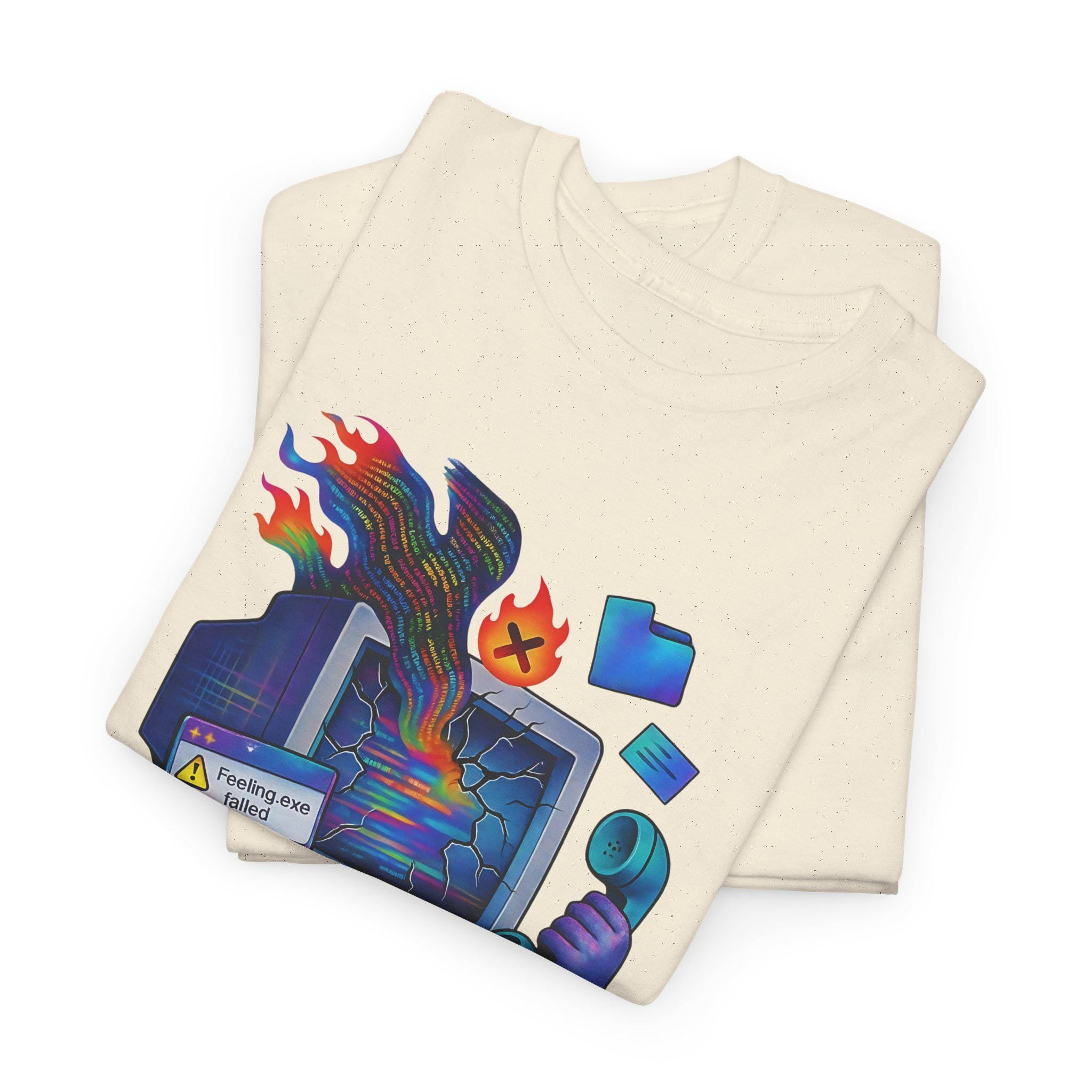 Nostalgic Windows 95 Emotions Unisex Tee: Retro Computer Geek Fashion for Tech Lovers