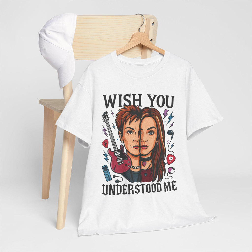 Rock and Roll Graphic Tee: 'Wish You Understood Me' Unisex Concert Shirt
