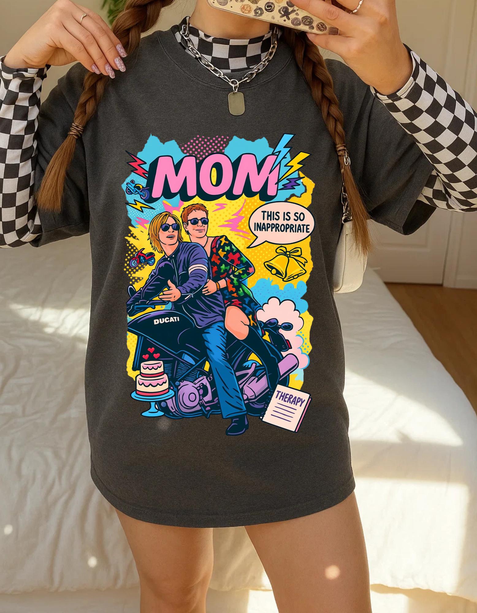 Retro Mom Vintage Graphic T-Shirt: Throwback Style Unisex Tee for Mother's Day Gift