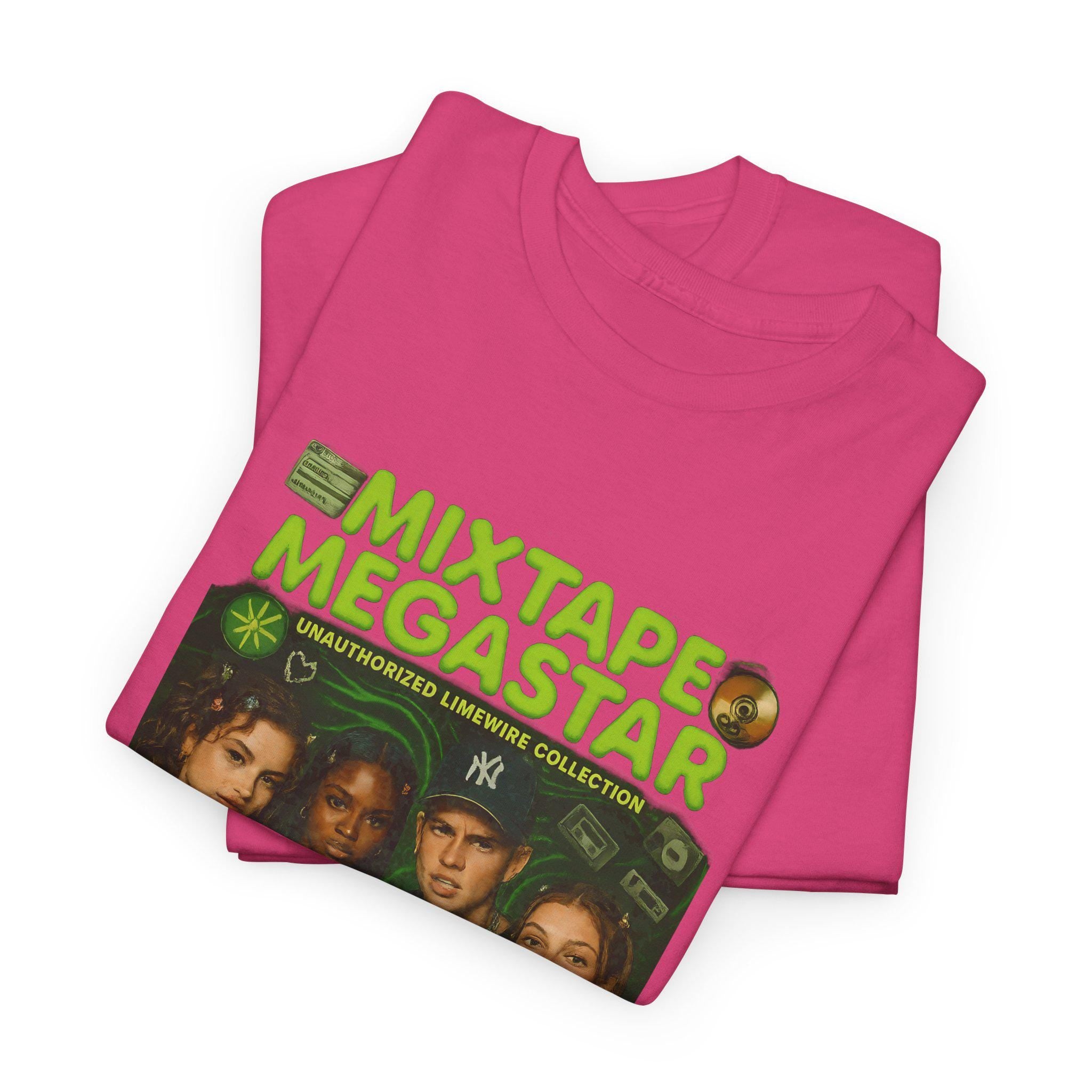 Retro Mixtape Graphic Tee: Unisex Cotton Vintage Music Shirt