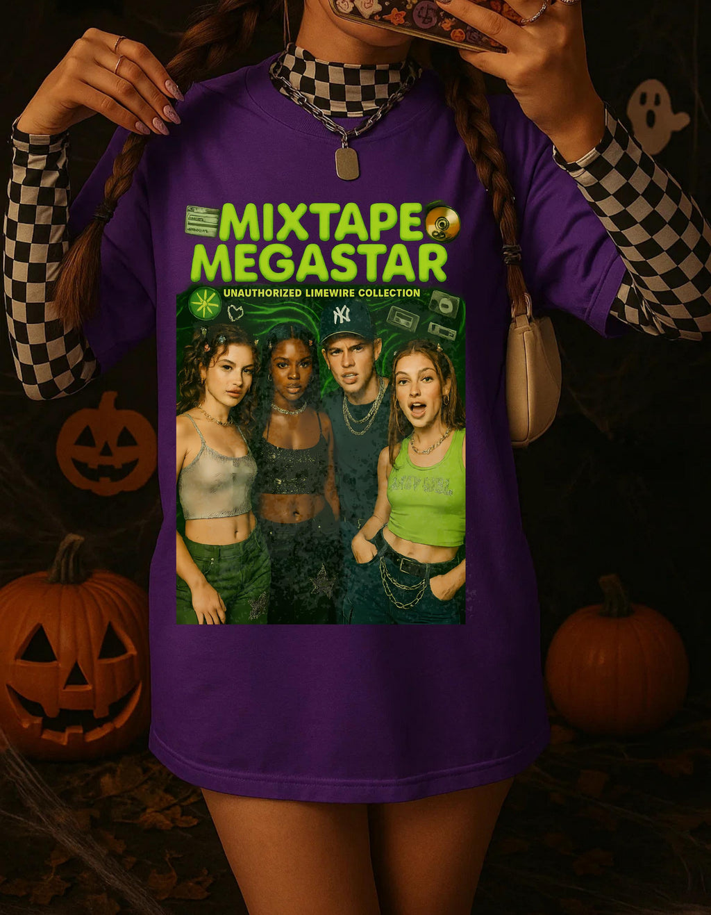 Retro Mixtape Graphic Tee: Unisex Cotton Vintage Music Shirt