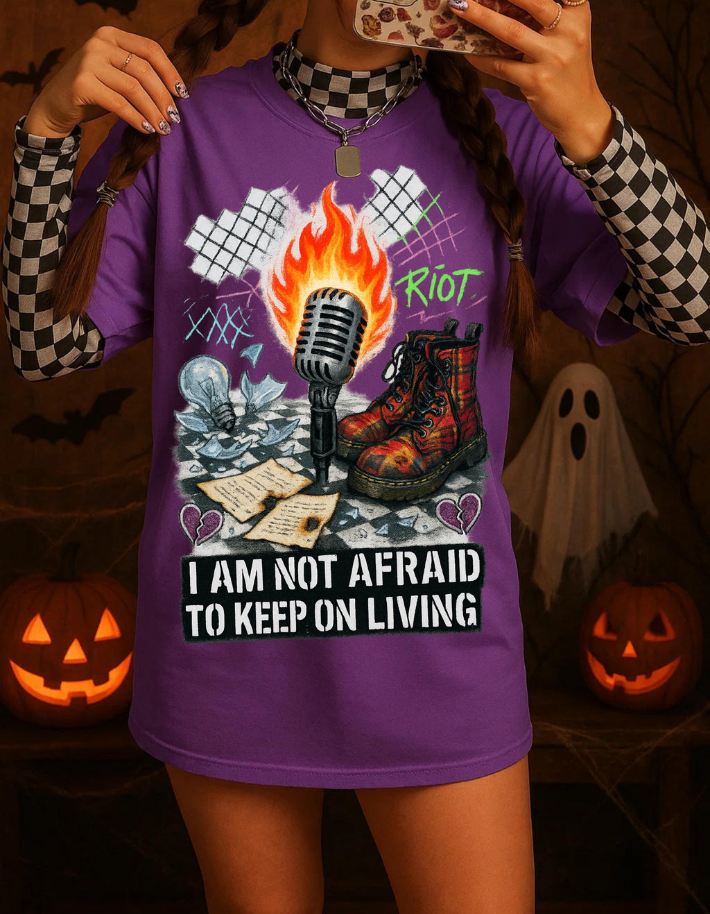 Rebellious Spirit Graphic Tee | Music Lover Unisex Cotton Shirt | Festival Wear | Birthday Gift