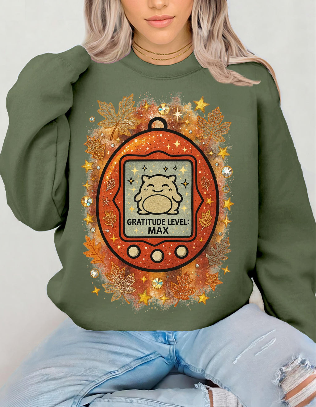 Autumn-Inspired Unisex Crewneck: Cozy Fall Fashion for Thanksgiving, Seasonal Casual Wear, Gift
