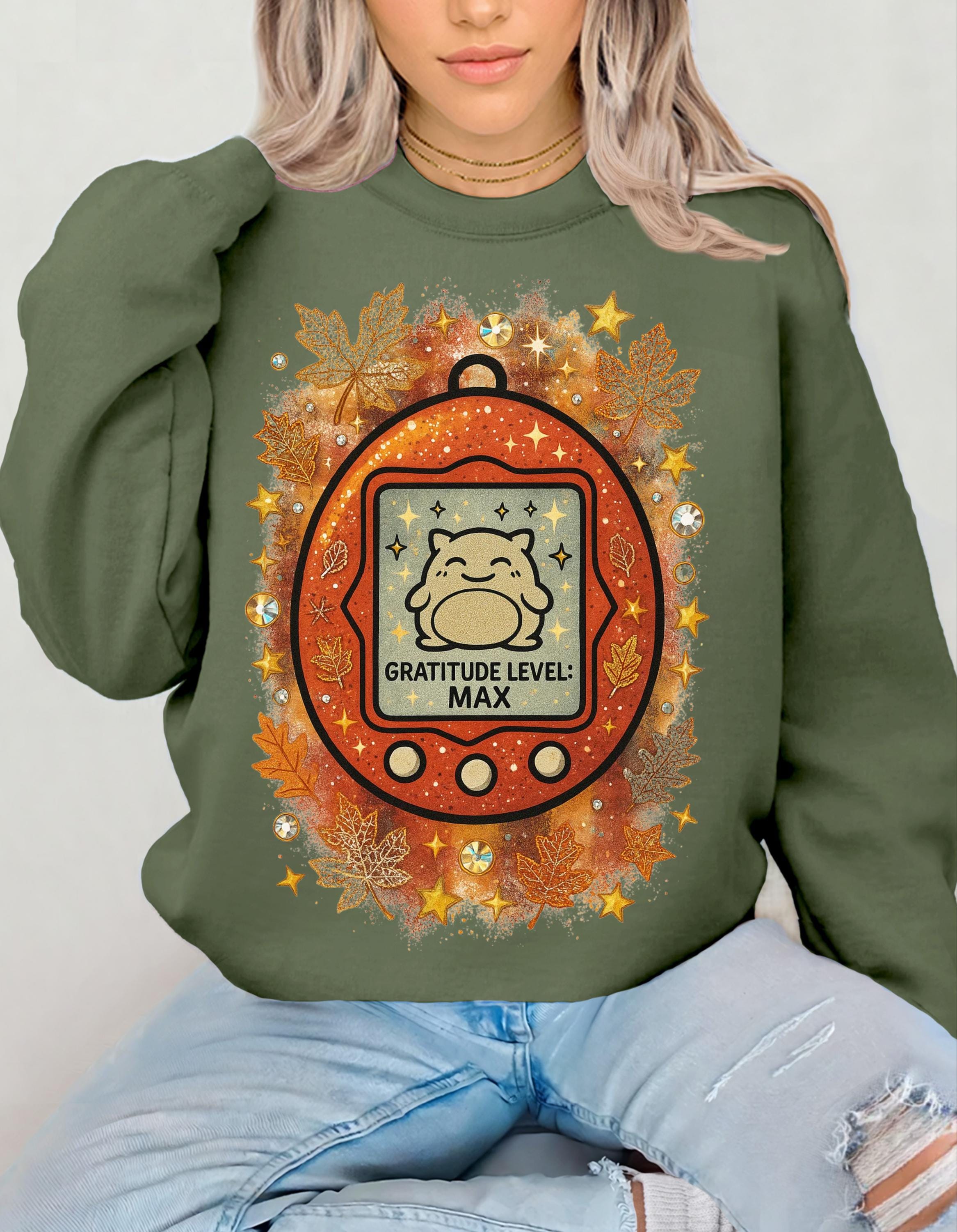 Autumn-Inspired Unisex Crewneck: Cozy Fall Fashion for Thanksgiving, Seasonal Casual Wear, Gift