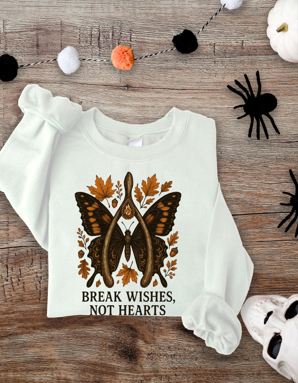 Witty Butterfly Graphic Sweatshirt: Unisex Cozy Crewneck