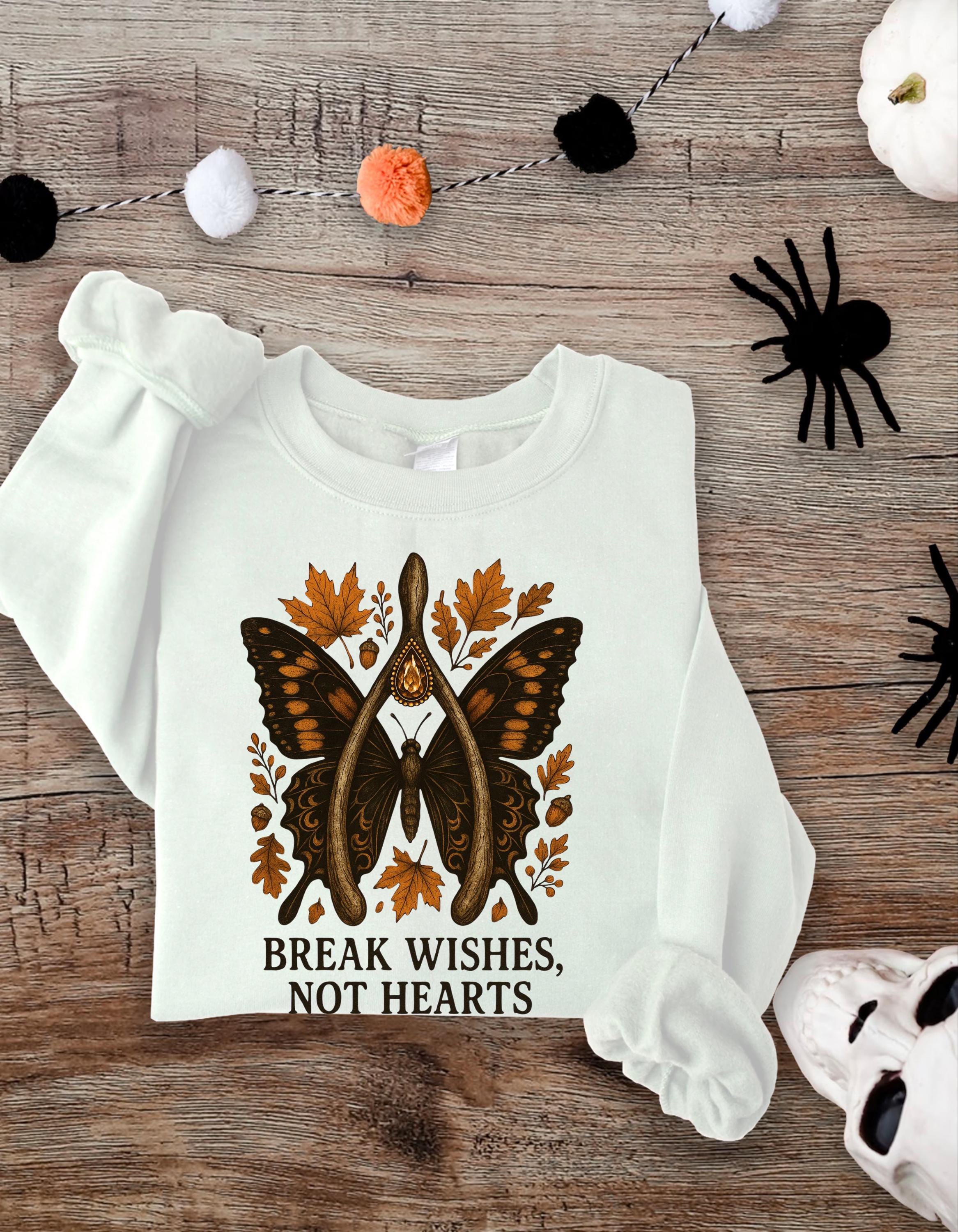Witty Butterfly Graphic Sweatshirt: Unisex Cozy Crewneck