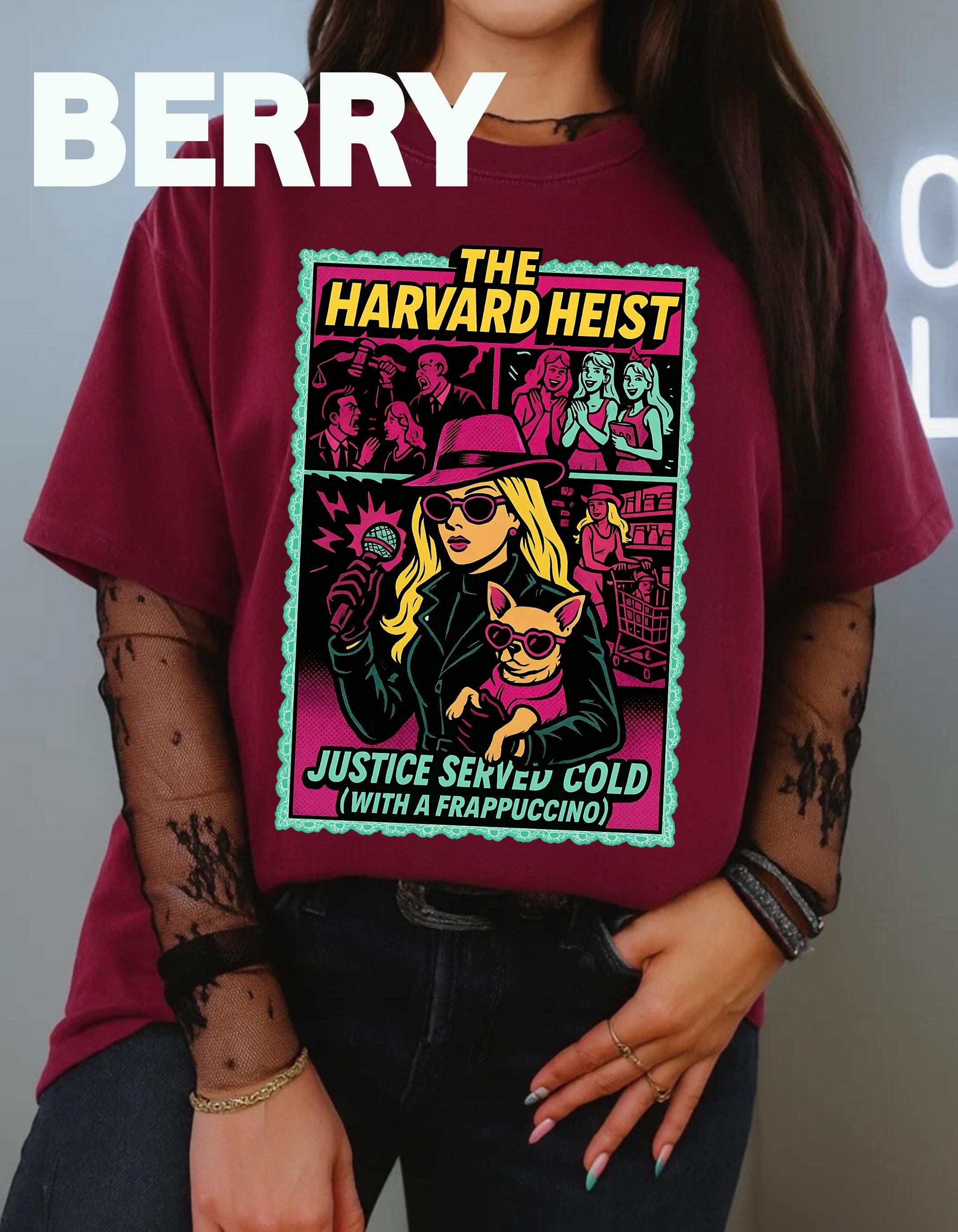 Harvard Heist Graphic Tee: 90s Nostalgia Movie Lover Gift, Unisex College Humor Casual Shirt