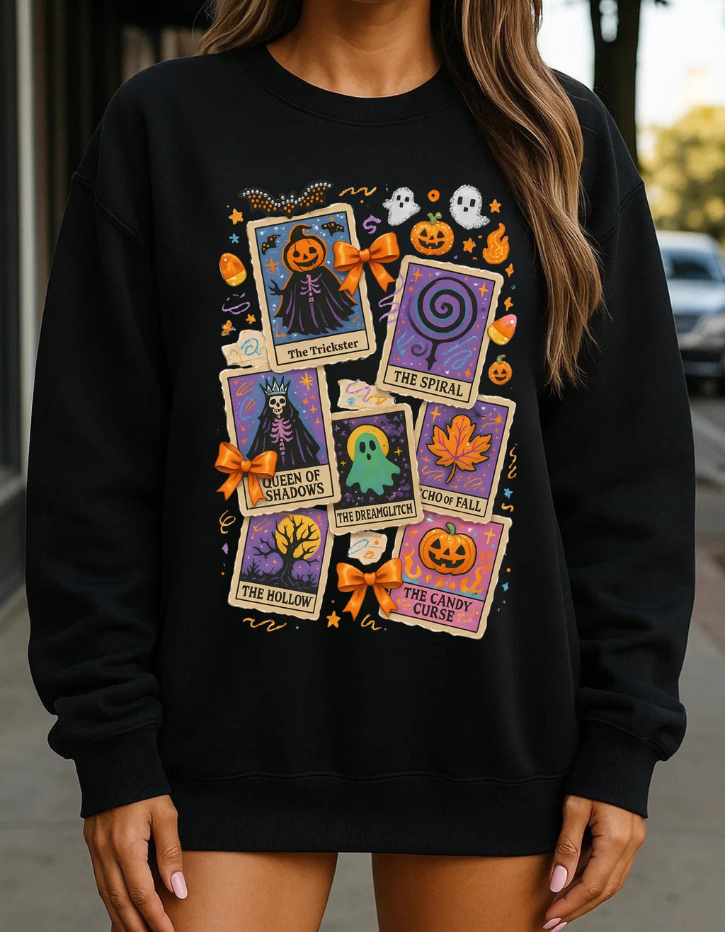 Y2K Gaming Halloween Sweatshirt - Unisex Crewneck, Cozy Fall Apparel, Ghost Lover Gift