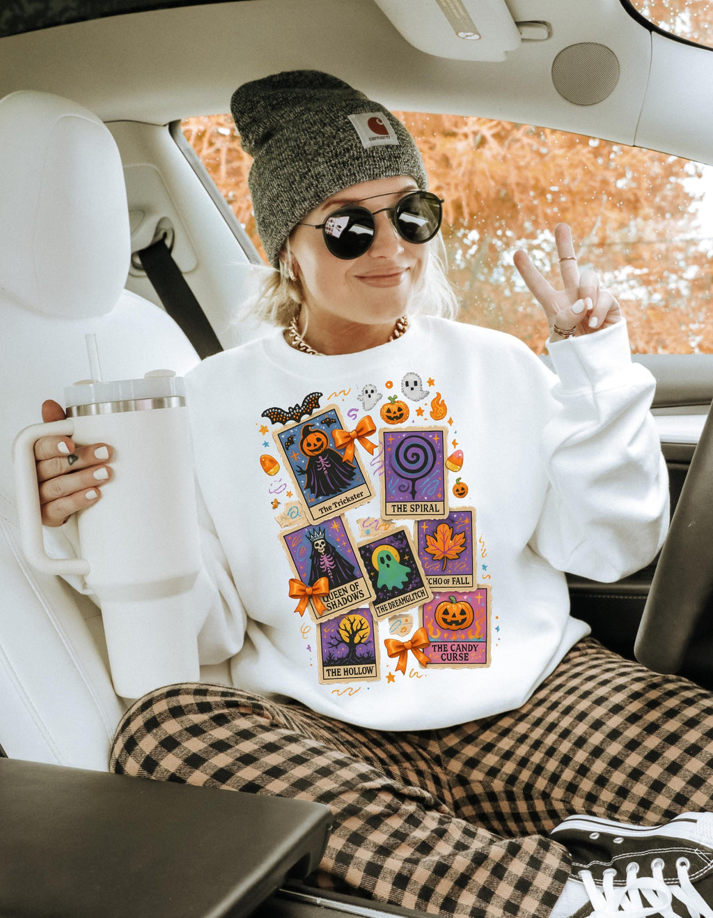 Y2K Gaming Halloween Sweatshirt - Unisex Crewneck, Cozy Fall Apparel, Ghost Lover Gift