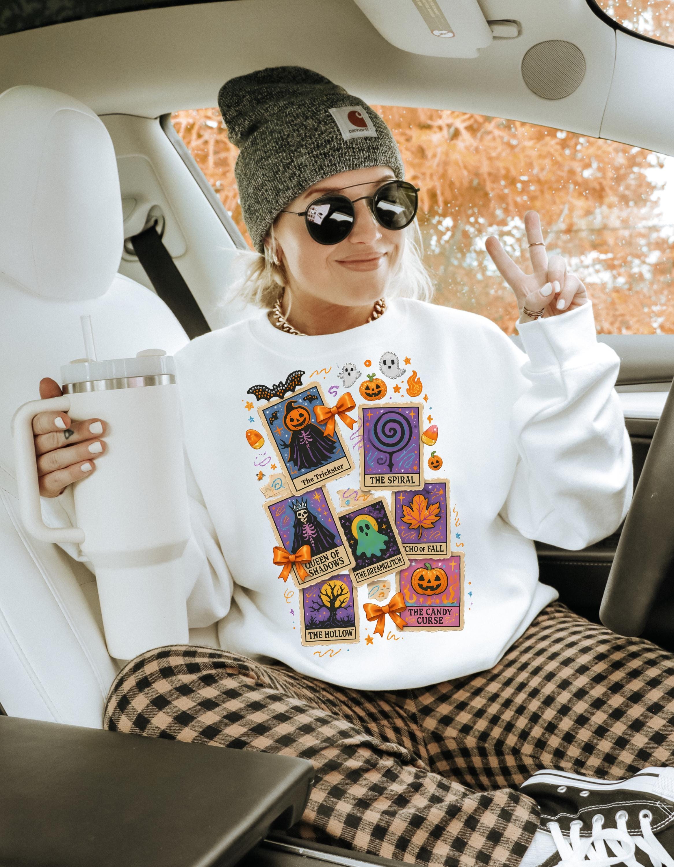 Y2K Gaming Halloween Sweatshirt - Unisex Crewneck, Cozy Fall Apparel, Ghost Lover Gift