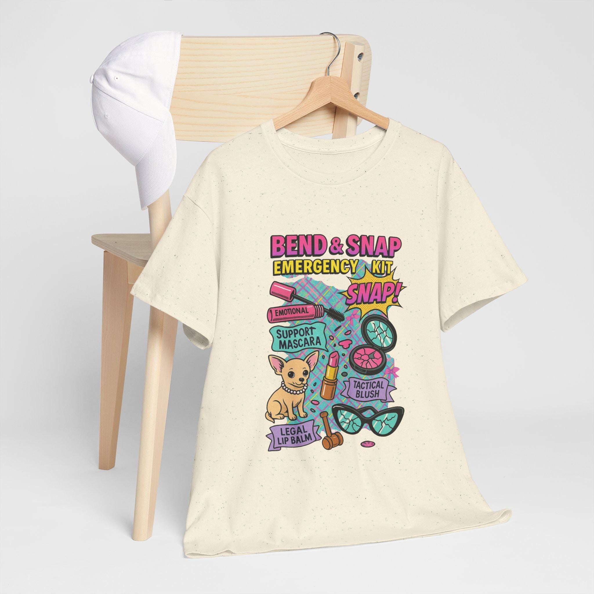 Bend & Snap Dog Lover Graphic Tee | Unisex Cotton T-Shirt | Trendy Casual Summer Fashion Gift