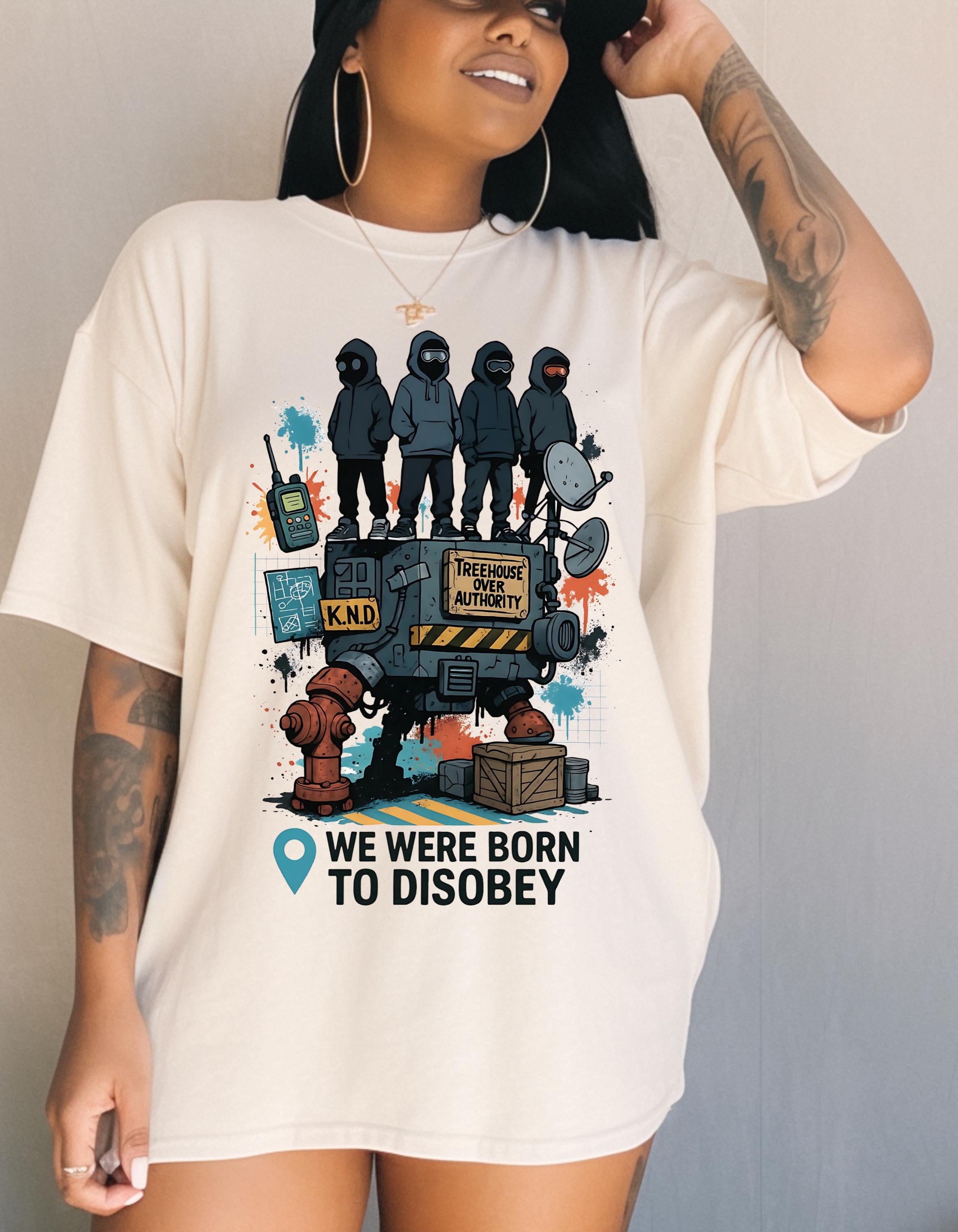 Rebellious Unisex Streetwear Graphic Tee | Statement Apparel | Casual Cotton Shirt | Birthday Gift