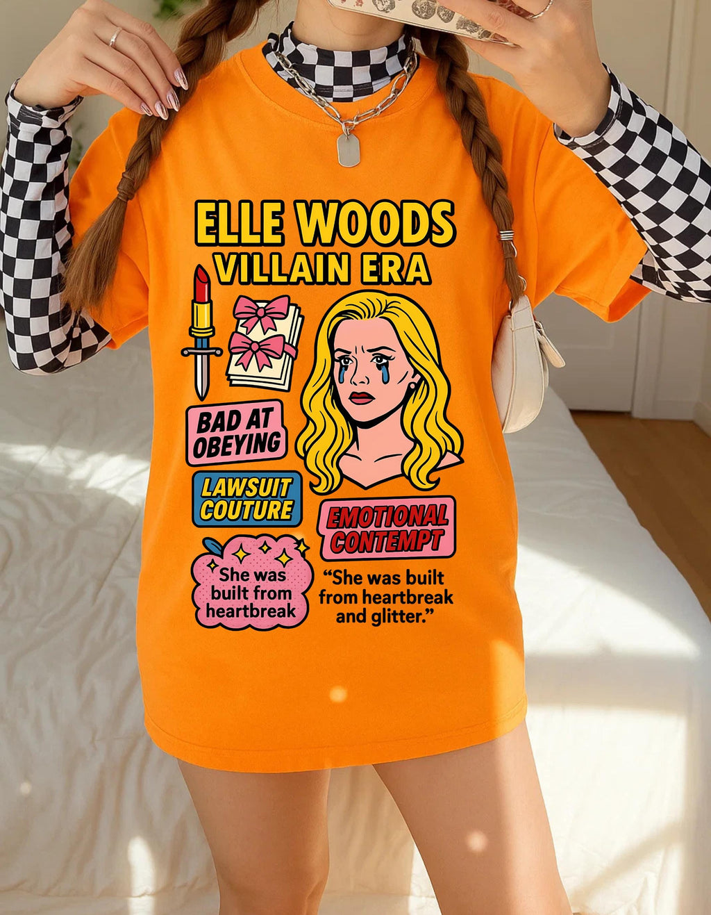 Sorority Villain Era Graphic Tee: Funny Unisex Pop Culture Movie Fan T-Shirt for Empowerment