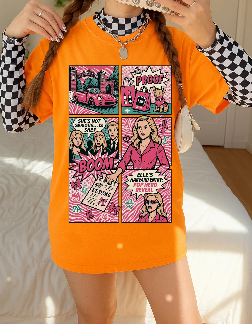 Quirky Comic-Inspired Unisex Cotton Tee | Fun Graphic Shirt for Pop Culture Nerds | Casual Wear