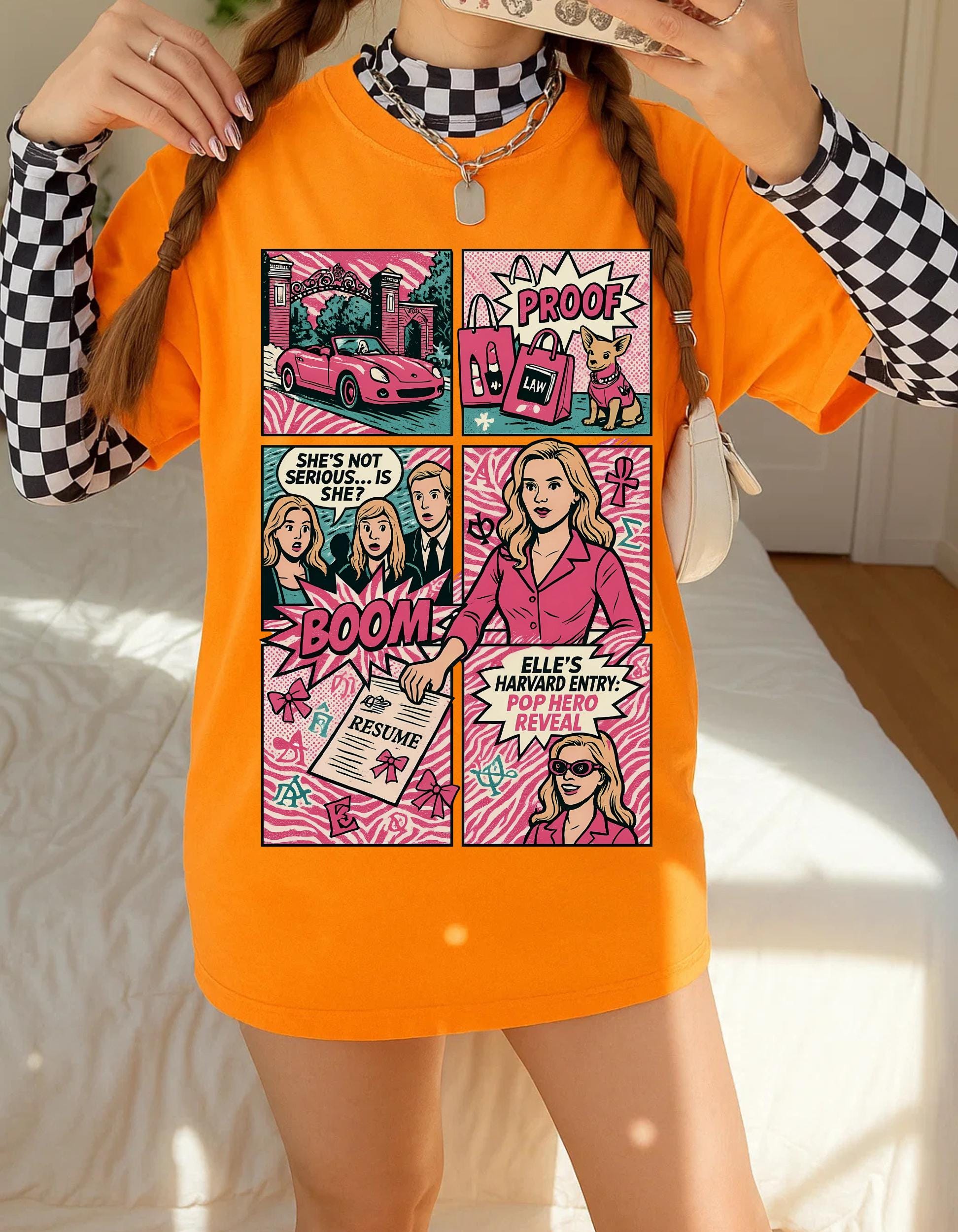 Quirky Comic-Inspired Unisex Cotton Tee | Fun Graphic Shirt for Pop Culture Nerds | Casual Wear