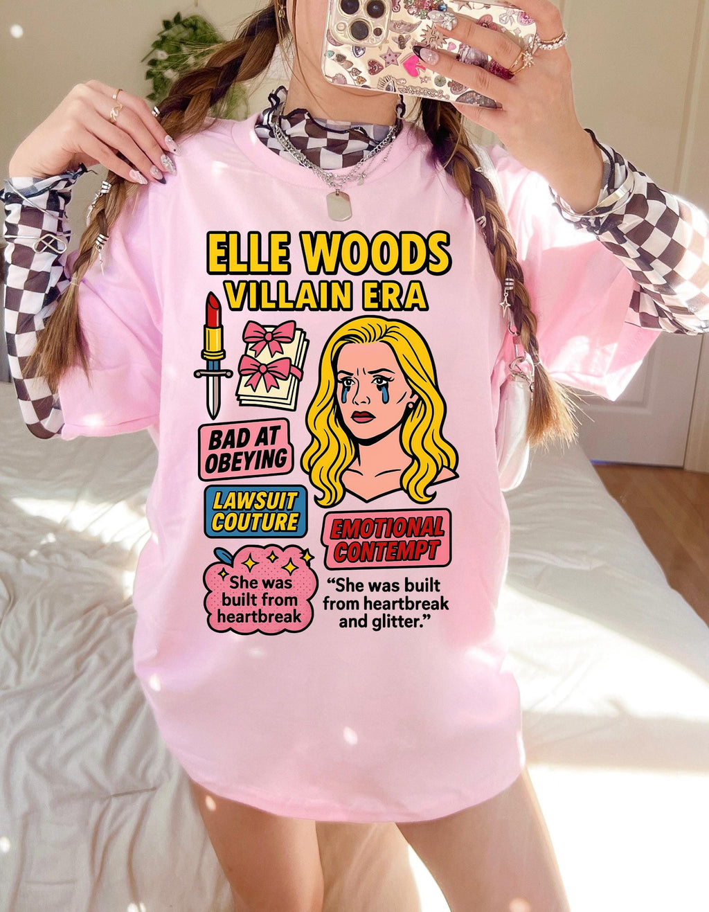 Sorority Villain Era Graphic Tee: Funny Unisex Pop Culture Movie Fan T-Shirt for Empowerment