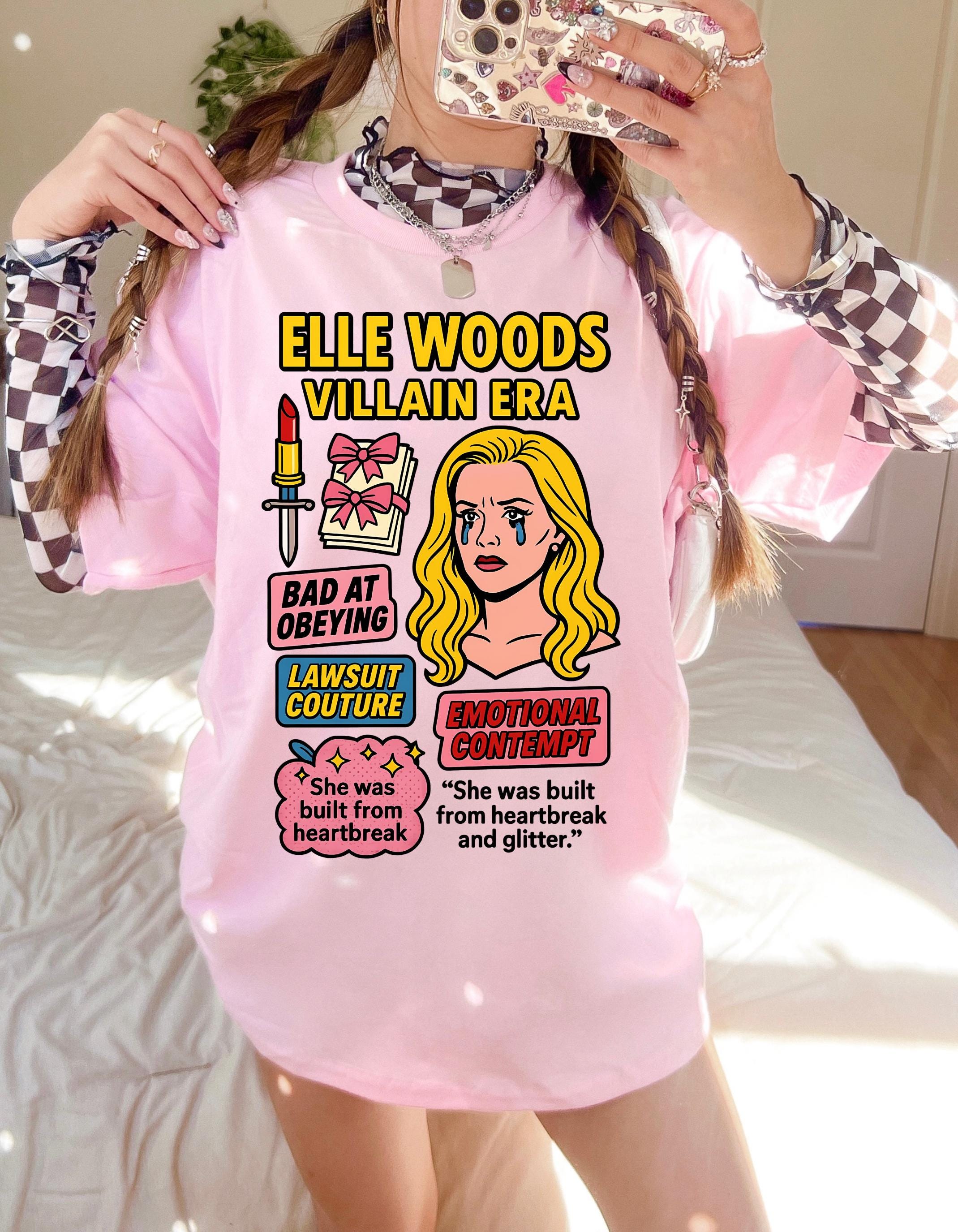 Sorority Villain Era Graphic Tee: Funny Unisex Pop Culture Movie Fan T-Shirt for Empowerment
