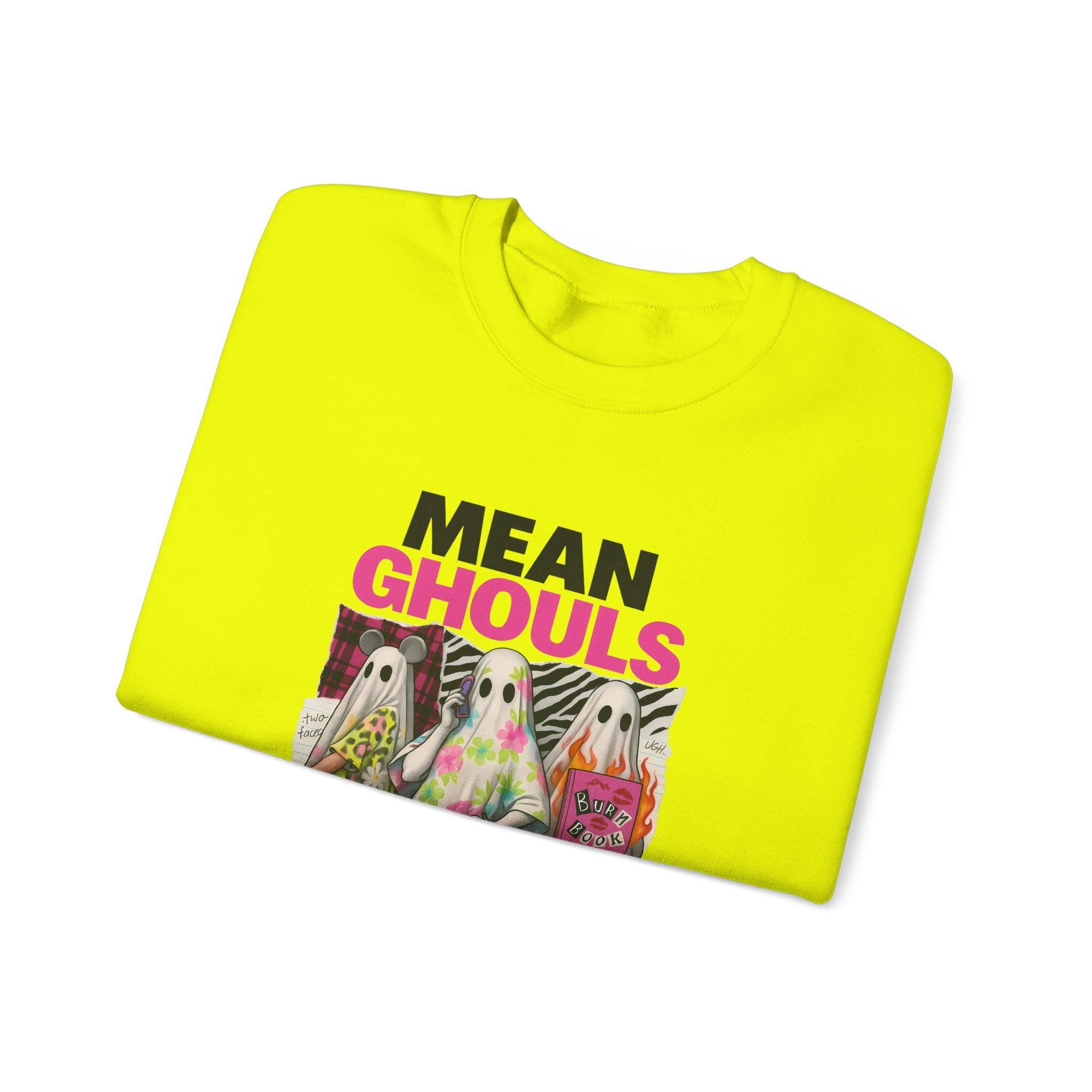 Mean Ghouls Crewneck Sweatshirt: Spooky Halloween Pullover