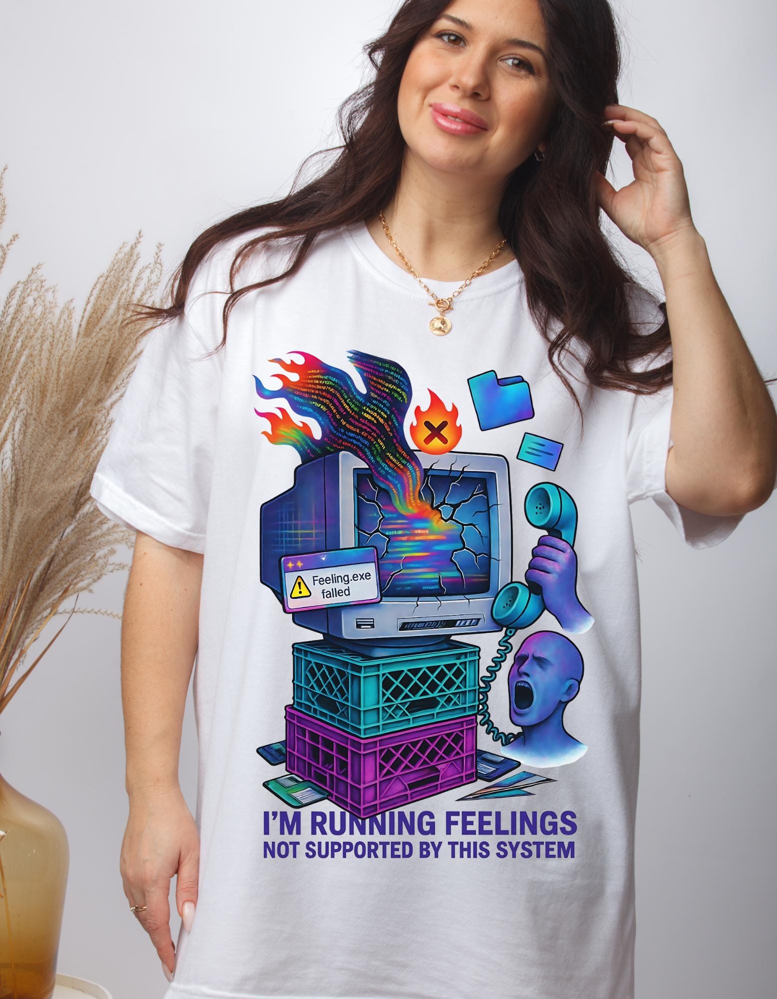 Nostalgic Windows 95 Emotions Unisex Tee: Retro Computer Geek Fashion for Tech Lovers