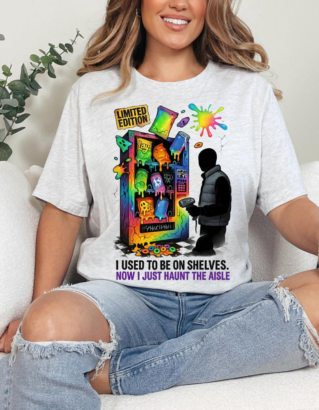Retro Gamer Tee: Aisle Haunt Humor Shirt