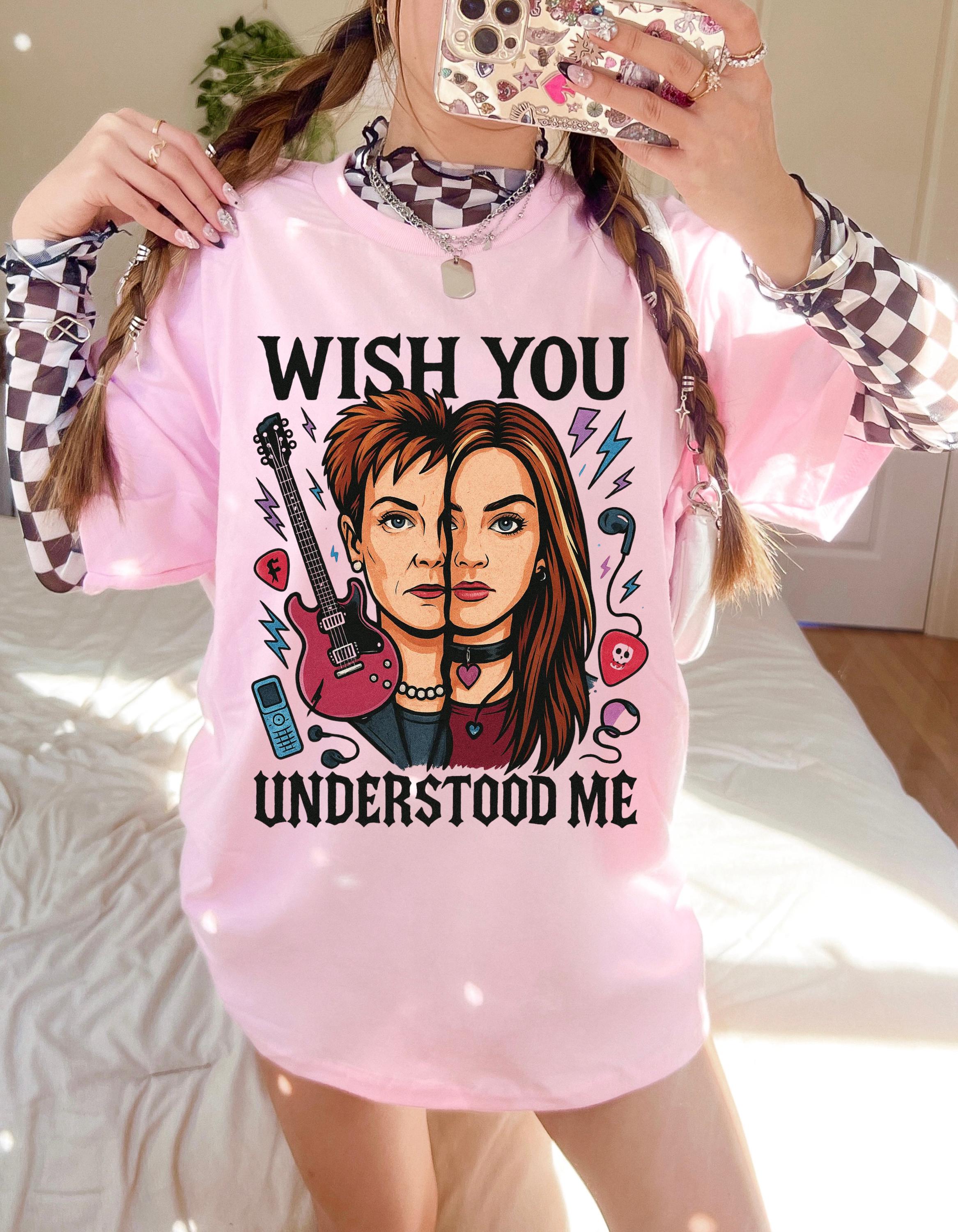 Rock and Roll Graphic Tee: 'Wish You Understood Me' Unisex Concert Shirt