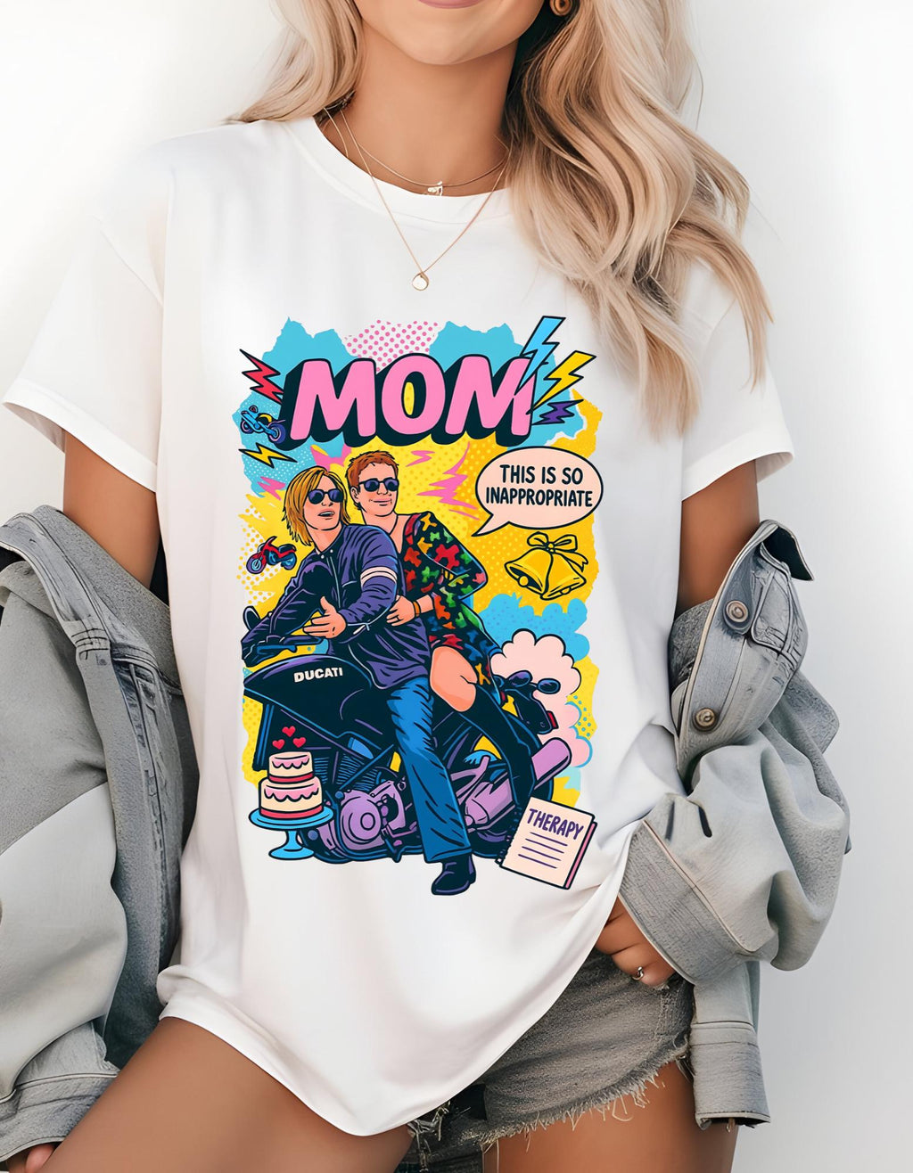 Retro Mom Vintage Graphic T-Shirt: Throwback Style Unisex Tee for Mother's Day Gift