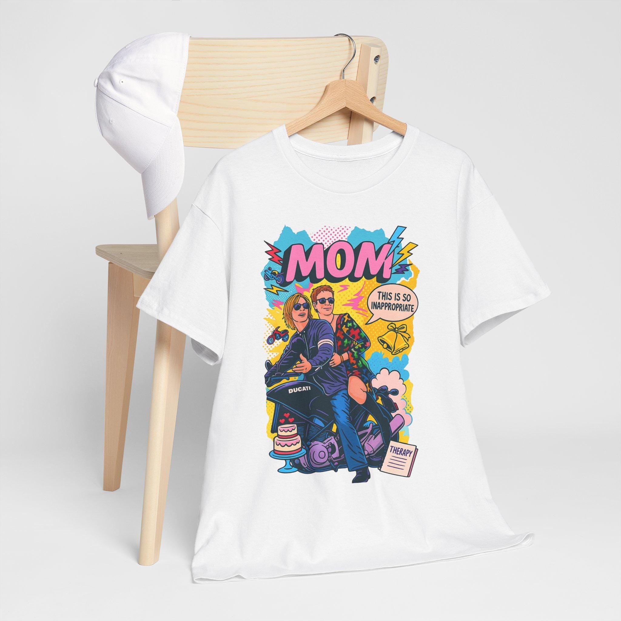 Retro Mom Vintage Graphic T-Shirt: Throwback Style Unisex Tee for Mother's Day Gift
