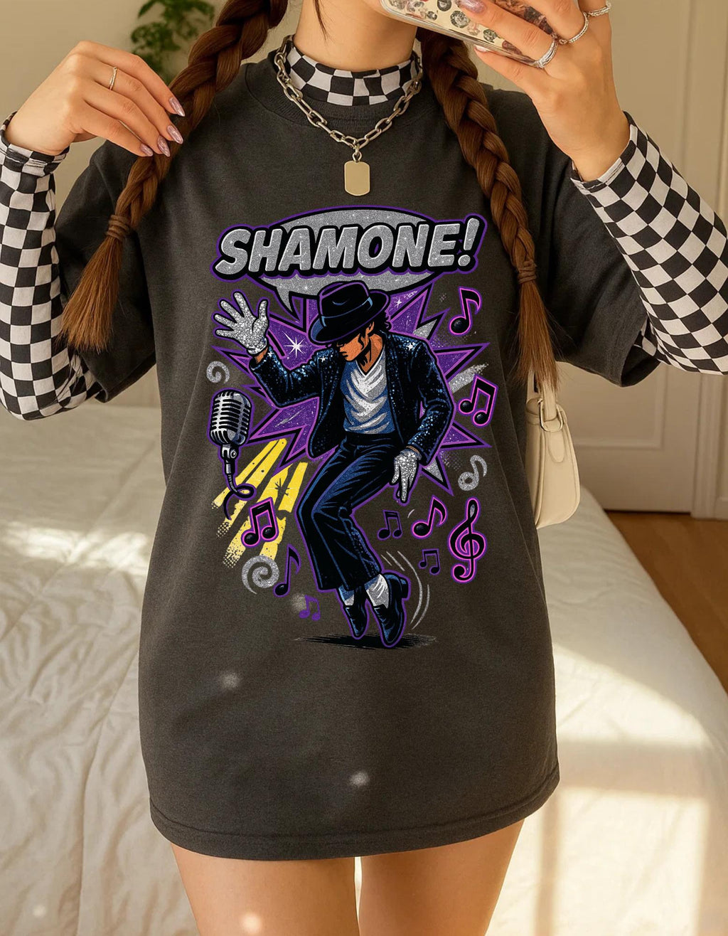 Vibrant Music-Inspired Unisex Tee: Festive Concert Attire, Artistic Graphic Shirt, Casual Style Gift
