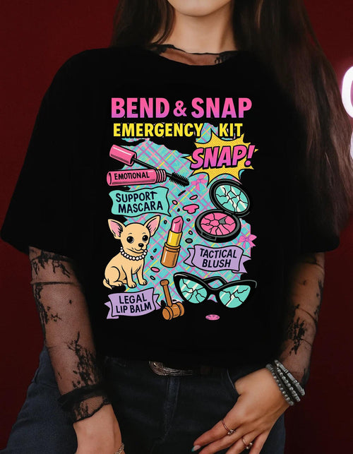 Bend & Snap Dog Lover Graphic Tee | Unisex Cotton T-Shirt | Trendy Casual Summer Fashion Gift