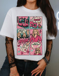 Quirky Comic-Inspired Unisex Cotton Tee | Fun Graphic Shirt for Pop Culture Nerds | Casual Wear