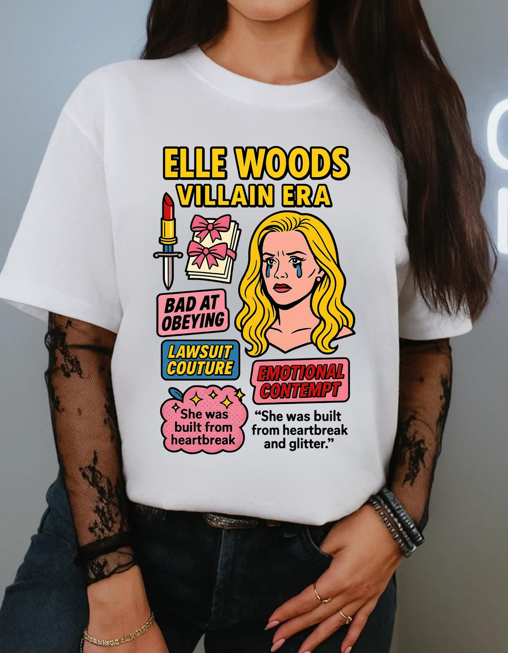 Sorority Villain Era Graphic Tee: Funny Unisex Pop Culture Movie Fan T-Shirt for Empowerment