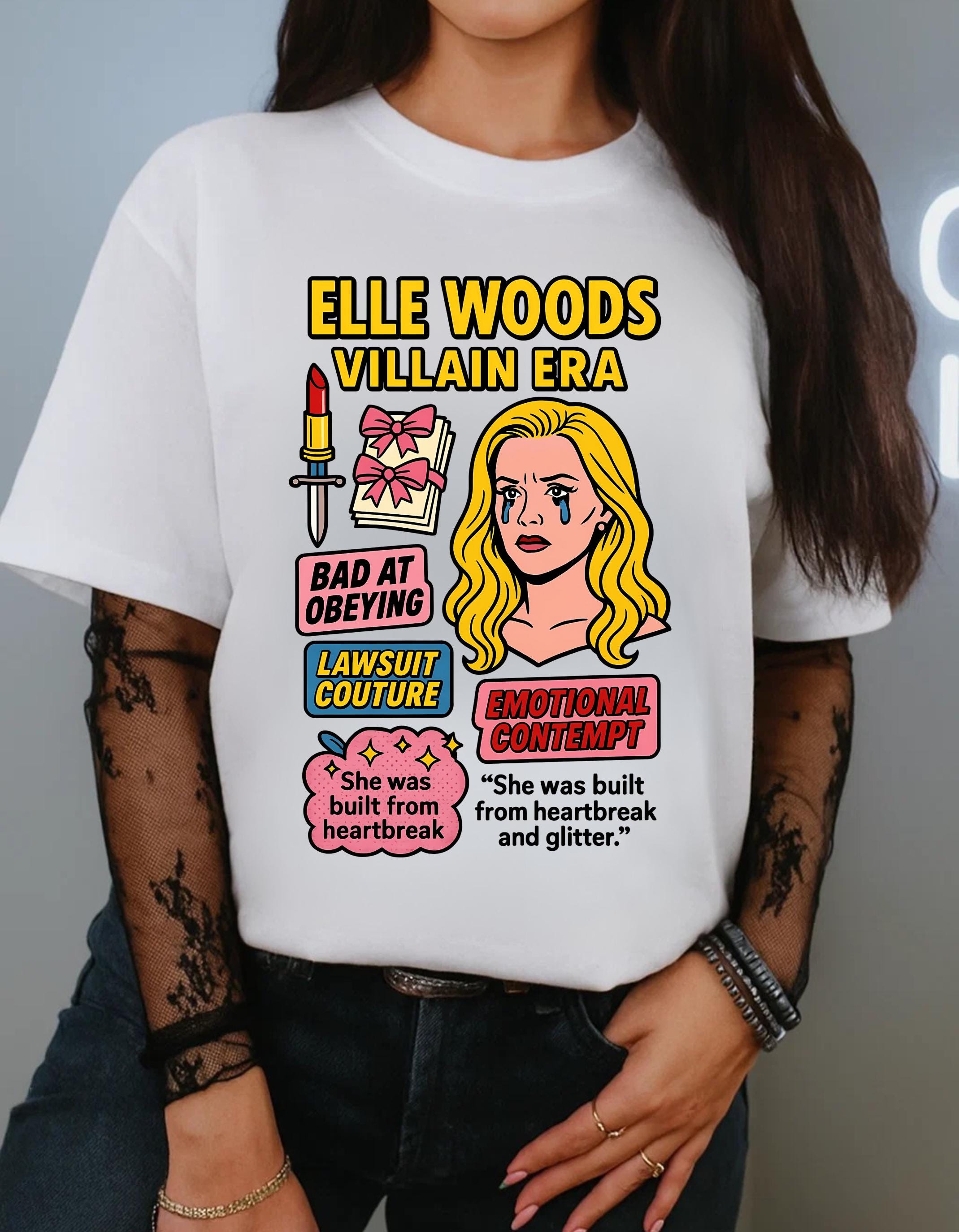 Sorority Villain Era Graphic Tee: Funny Unisex Pop Culture Movie Fan T-Shirt for Empowerment