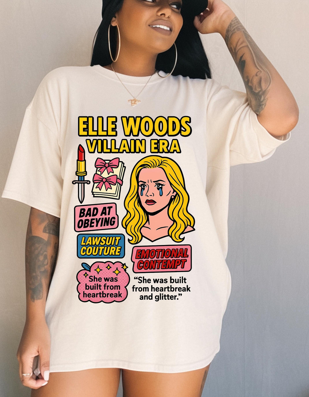 Sorority Villain Era Graphic Tee: Funny Unisex Pop Culture Movie Fan T-Shirt for Empowerment