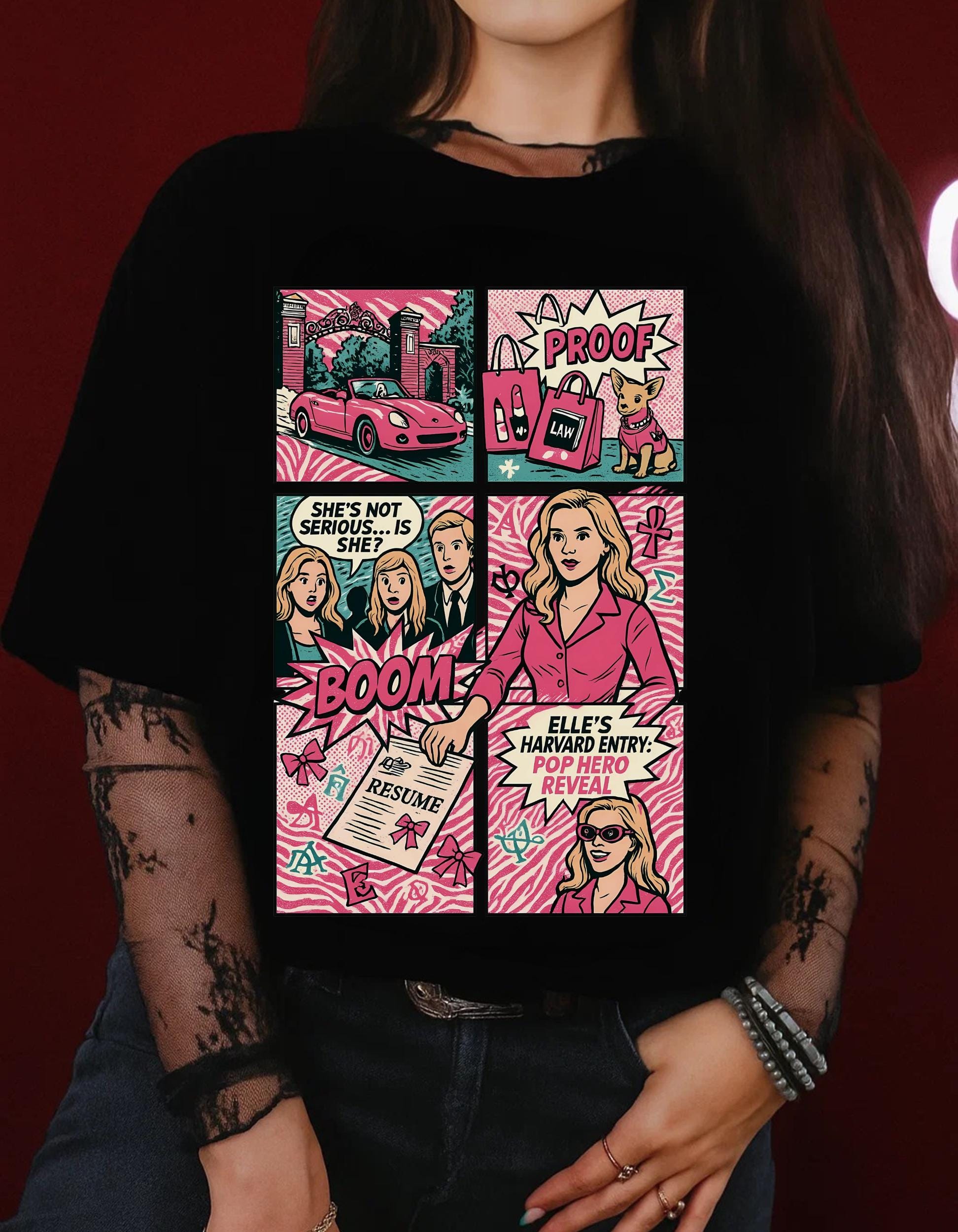 Quirky Comic-Inspired Unisex Cotton Tee | Fun Graphic Shirt for Pop Culture Nerds | Casual Wear