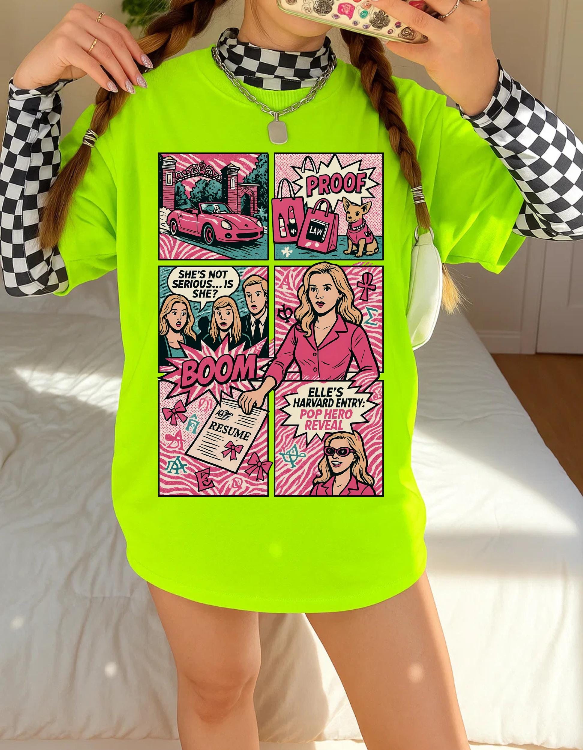 Quirky Comic-Inspired Unisex Cotton Tee | Fun Graphic Shirt for Pop Culture Nerds | Casual Wear