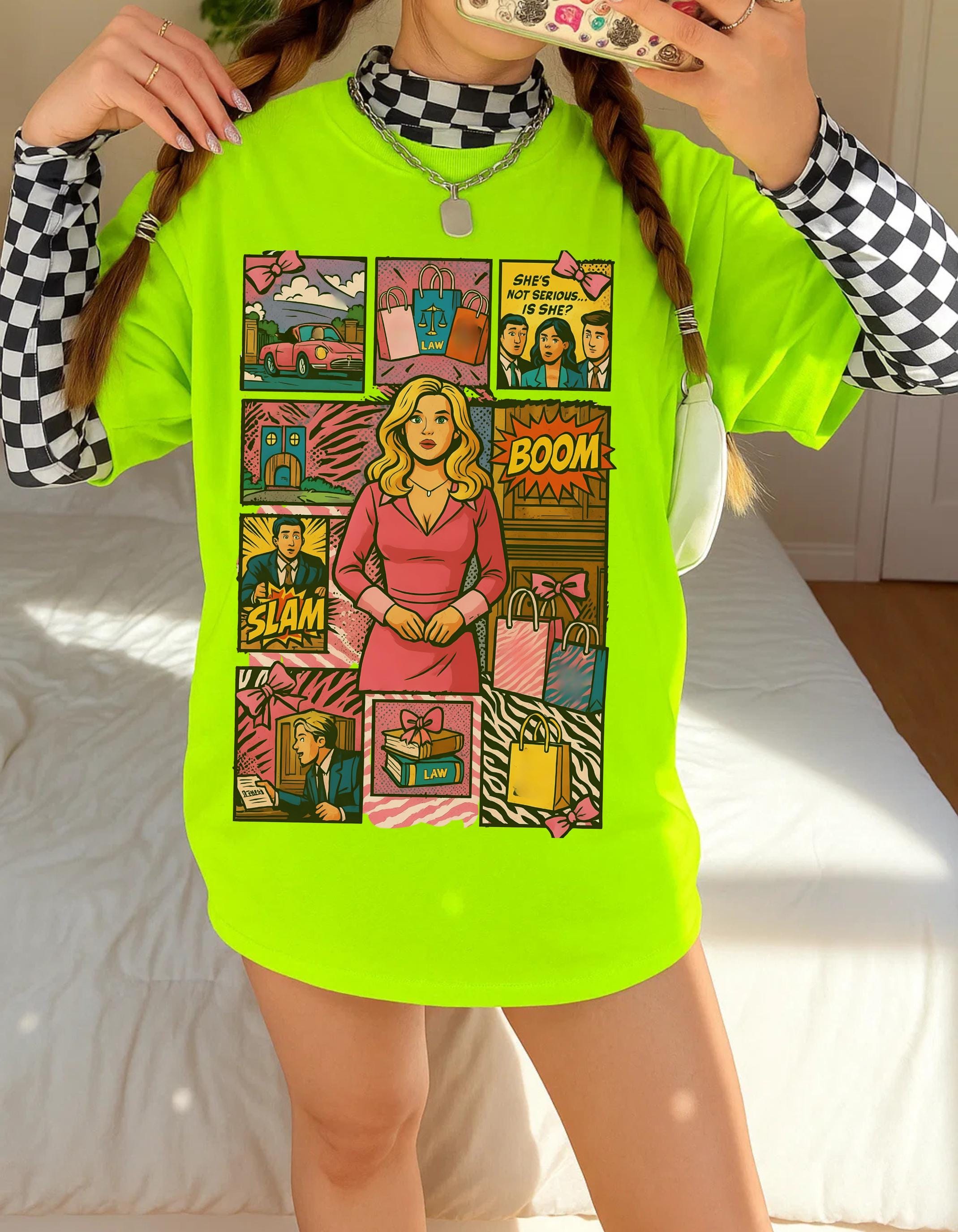 Retro Graphic Tee: Colorful Vintage Style Unisex Cotton T-Shirt