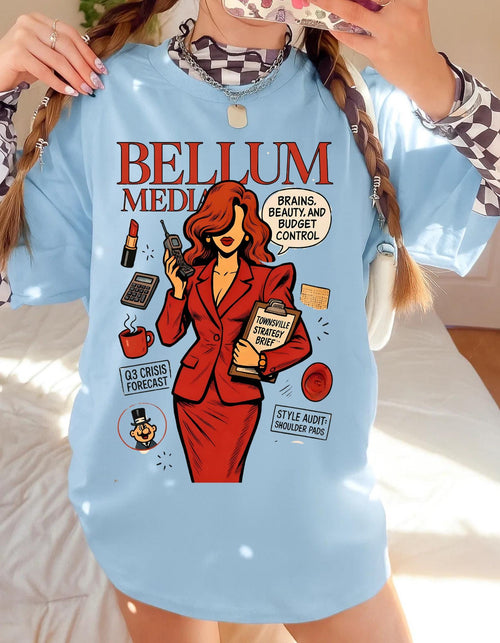 90s Bellum Parody Graphic Tee: Bold Women's Fashion Top