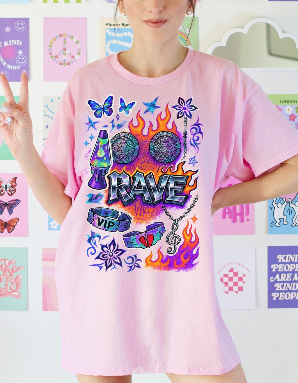 Retro Graphic Tee: Vibrant Unisex Cotton Festival Shirt