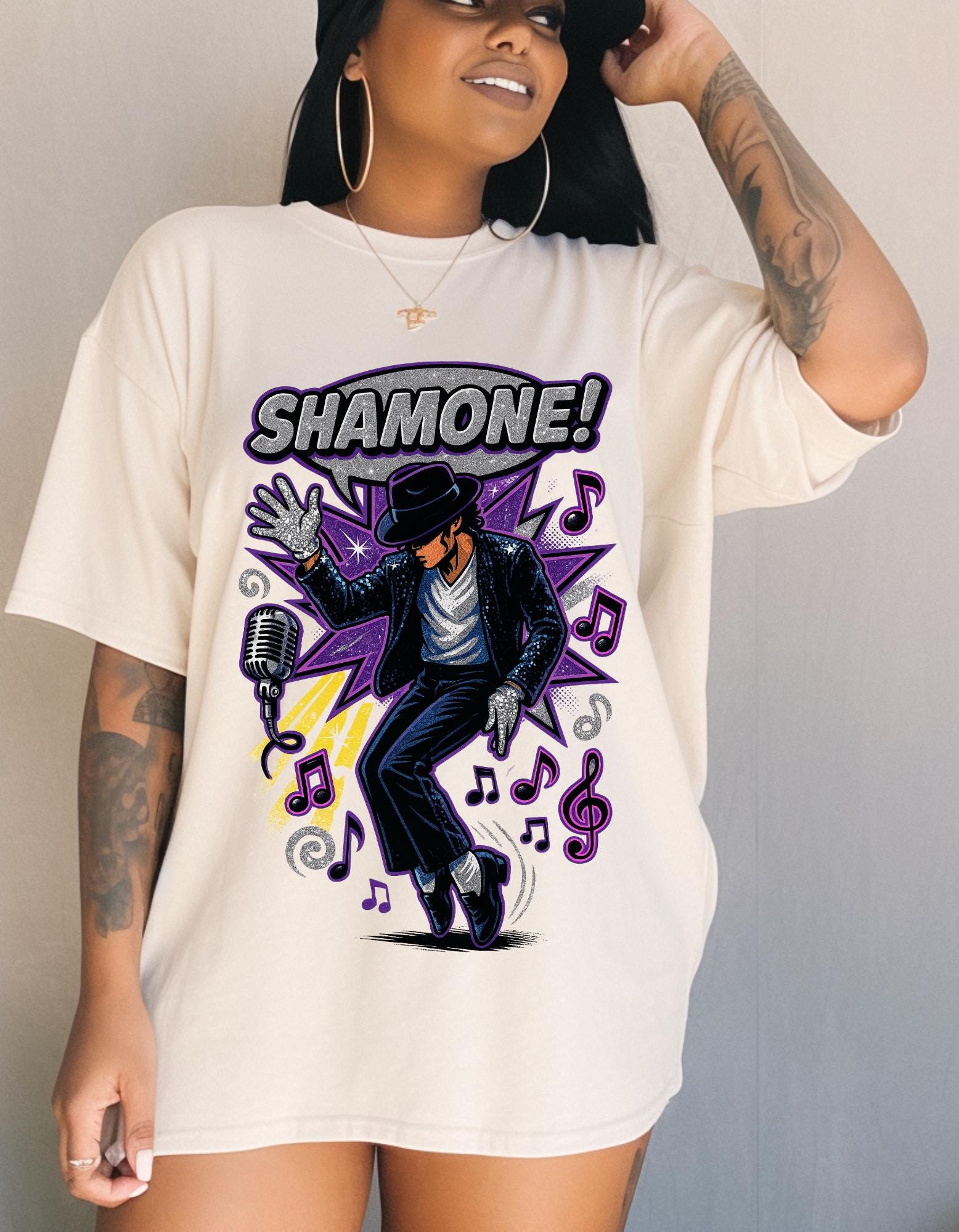 Vibrant Music-Inspired Unisex Tee: Festive Concert Attire, Artistic Graphic Shirt, Casual Style Gift
