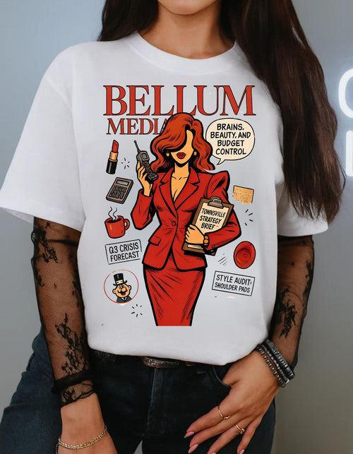90s Bellum Parody Graphic Tee: Bold Women's Fashion Top