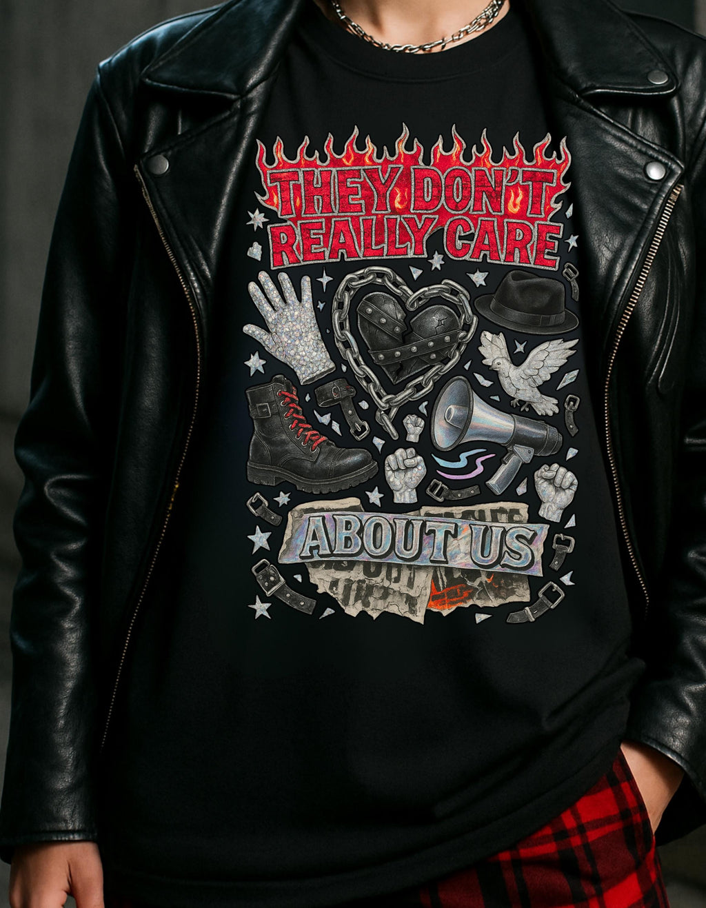 Rebellious Spirit Graphic Tee: Unisex Cotton Rock Band T-Shirt